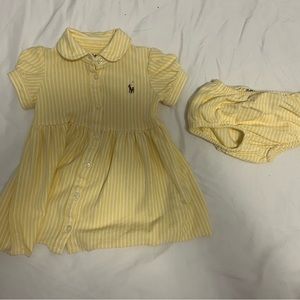 Baby dress and bloomer